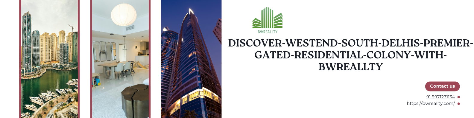 Discover Westend – South Delhi’s Premier Gated Residential Colony with BWReallty