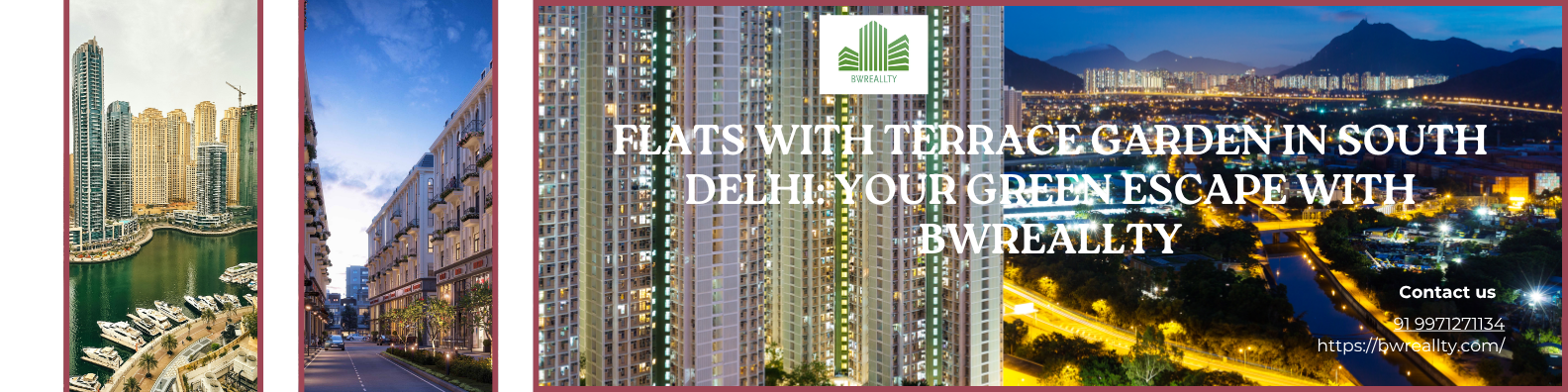 Flats with Terrace Garden in South Delhi: Your Green Escape with BWReallty