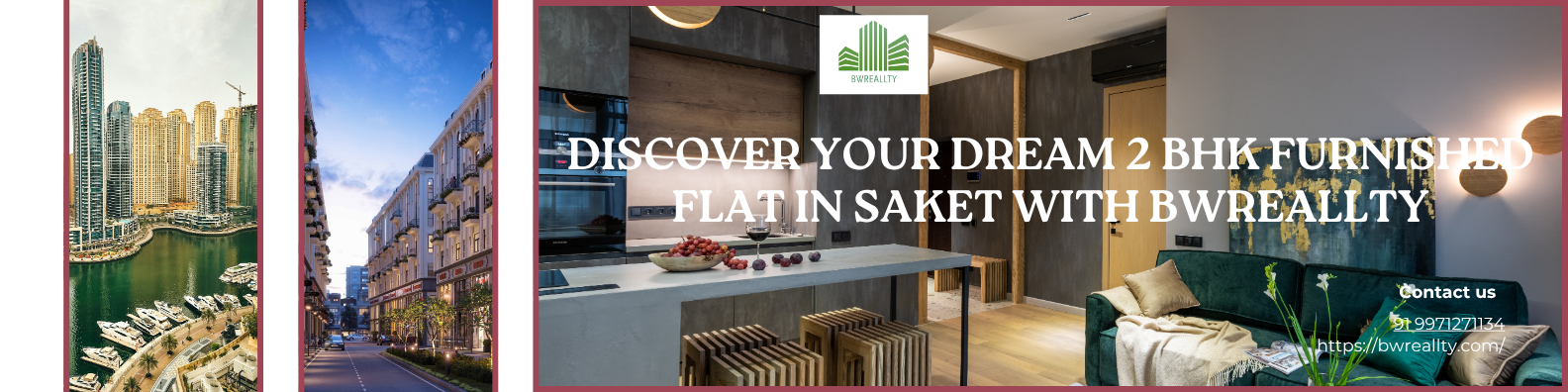 Discover Your Dream 2 BHK Furnished Flat in Saket with BWReallty