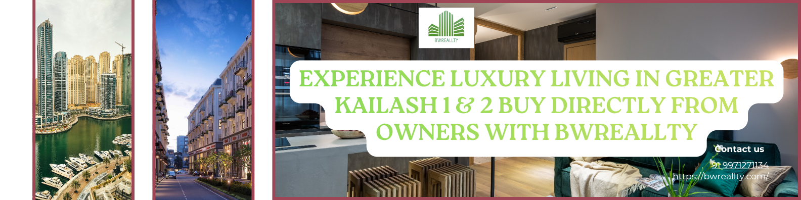 Experience Luxury Living in Greater Kailash 1 & 2 – Buy Directly from Owners with BWreallty