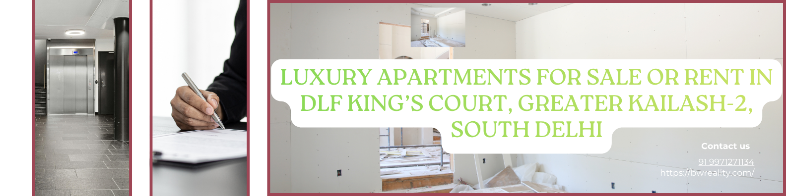 Luxury Apartments for Sale or Rent in DLF King’s Court, Greater Kailash-2, South Delhi