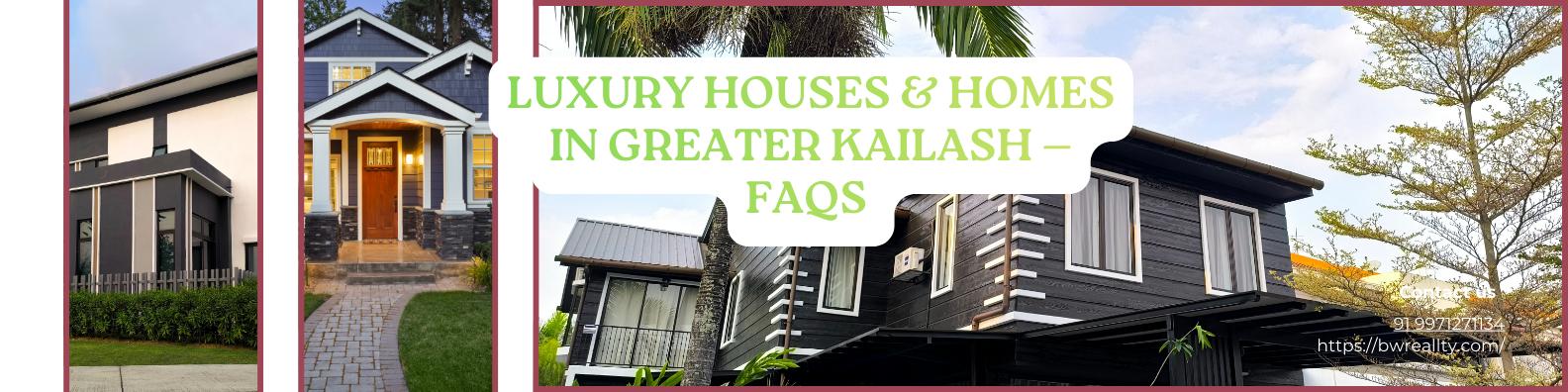 Luxury Houses & Homes in Greater Kailash — FAQs